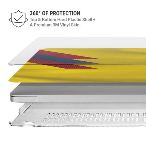 Colombia Soccer Flag MacBook Air 15in (2023-2025) Case plus Skin